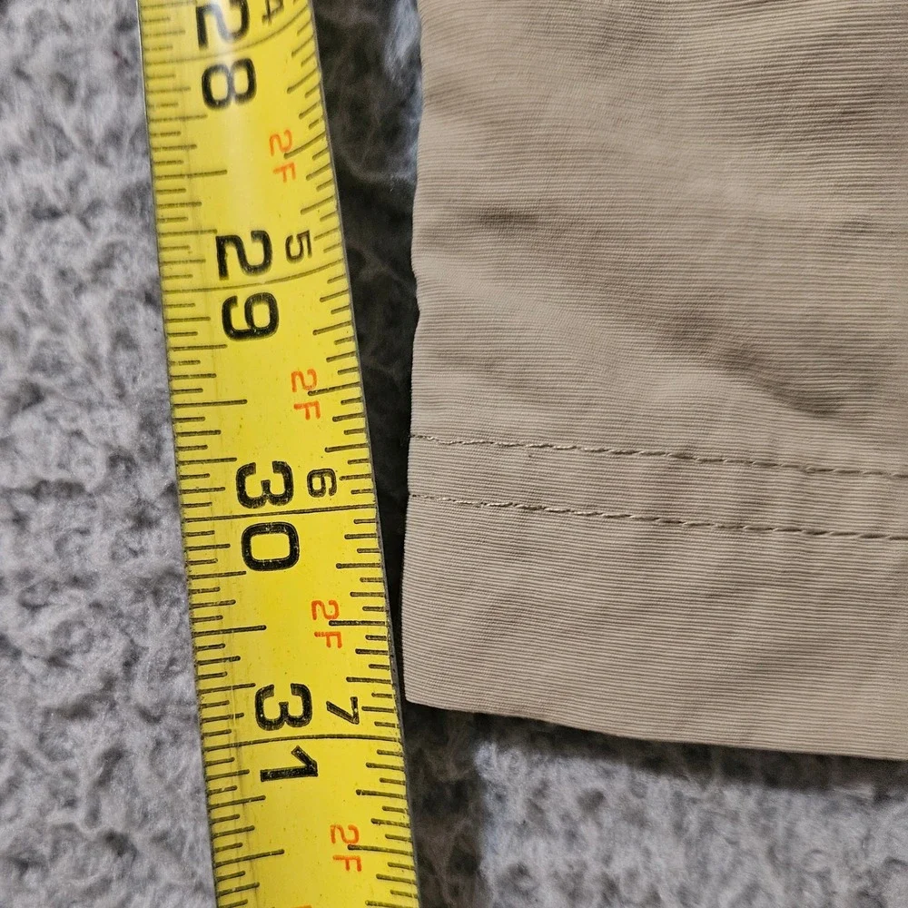 K-Way Convertible Cargo Hiking Pants Mens 34 x 31 Khaki UPF 40 Quick Dry Utility